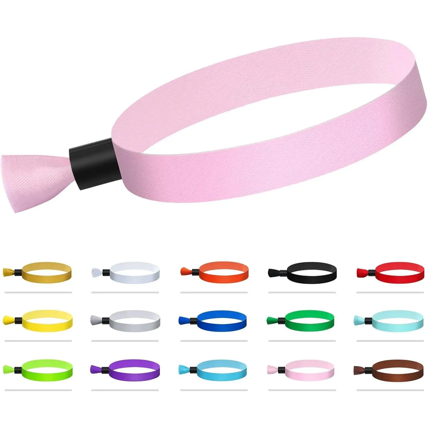 100 count Cloth Wristbands, Disposable Wristbands for Events() | Cloth event wristbands,event wristbands,fabric wristband,wristbands for events,for Entrance Wrist Strap Party Wristband Event