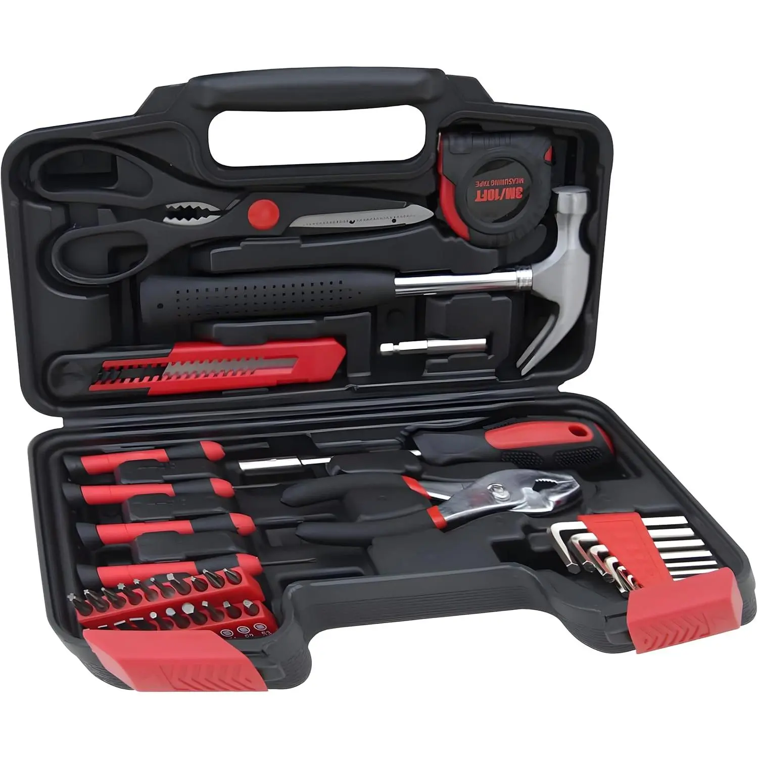 3 Kit - Comprehensive and Repair Set for Dorm, Home Use, DIY (39p-red)