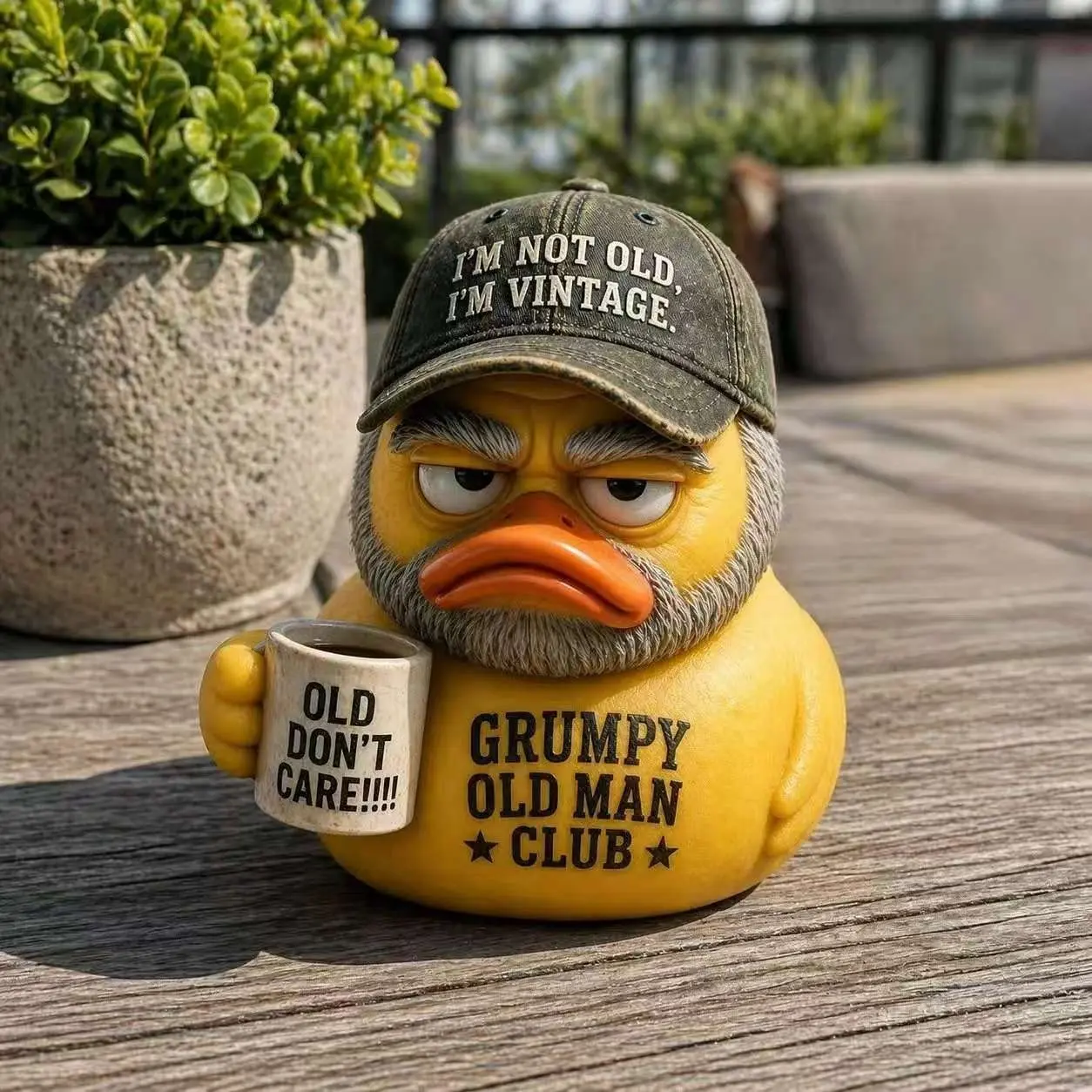 The Rock Tribute Duck 3D Printed Figurine, Unique Gift Idea, Perfect for Music Lovers, Collectible Item, Ideal for Fans of Iconic Artists