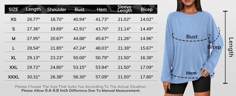 Womens Oversized Long Sleeve T Shirts Basic Crewneck Tee Fall Tops Casual Workout Fashion Casual Y2K Clothes Goth Punk Rock Tie-Back Tank Womenswear Streetwear Tshirt Baggy singlet quick dry Summer Black Loose Minimalist workout tops compression shirts