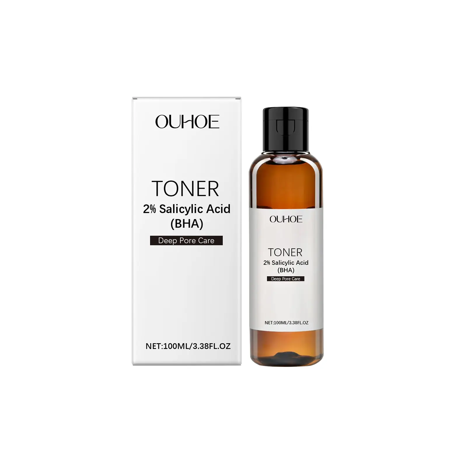 Salicylic Acid Facial Toner for Acne-Prone Skin - Gentle Hydrating Pore Care Treatment with Papaya Extract, Exfoliating, Cleansing, Skin Repair, Moisturizer Liquid Bottle