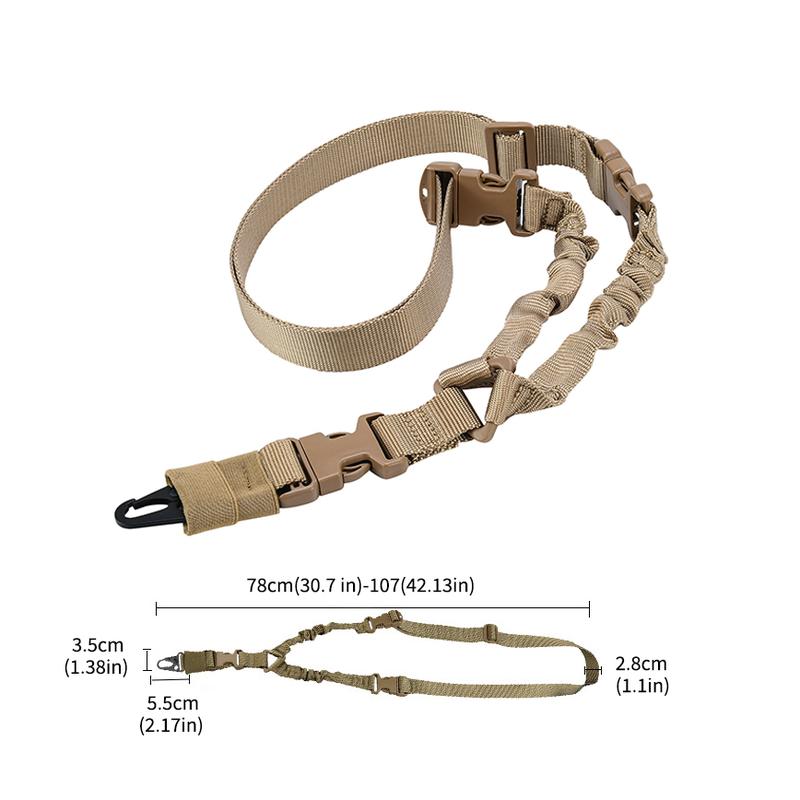 Outdoor Tactical Single Point Harness Men Women CS Gun Safety Rope Diagonal Camouflage Belt Adjustable Durable Carry