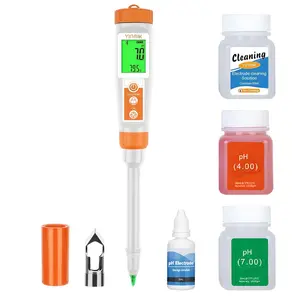 pH Meter for  - Digital pH Tester with  Accessories |  Lab pH Meter | pH Thermometer for  | Professional pH Reader for Hot Sauce, Dough, , Fermentation, Kombucha,