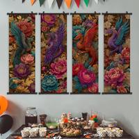 4PCS-15.8x47.2inch (40x120cm)-X