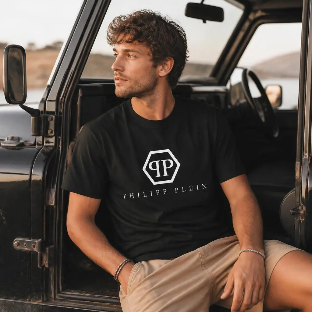 Plein T-Shirt T Shirt for Men Women Casual 100% Cotton Tees