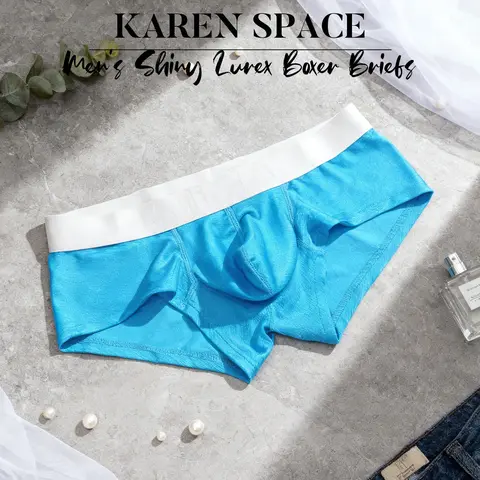 A set of comfortable and soft straight-leg underwear for boys, suitable for teenagers. Four-cornered underwear in a pure color and simple design series. Simple and elegant men's underwear.