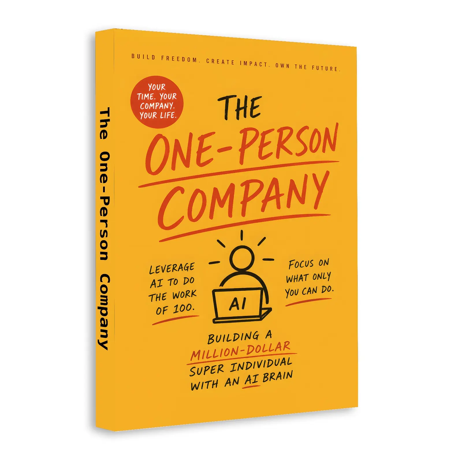 AI Business Book, One Person Company Guide, Build a Million Dollar Solo Business with AI, Automation & Personal Branding
