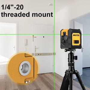 100 Feet Self-Leveling Green Beam Horizontal and Vertical-Line for Home Decoration, Battery Included (NK01G With 47 inch Tripod)