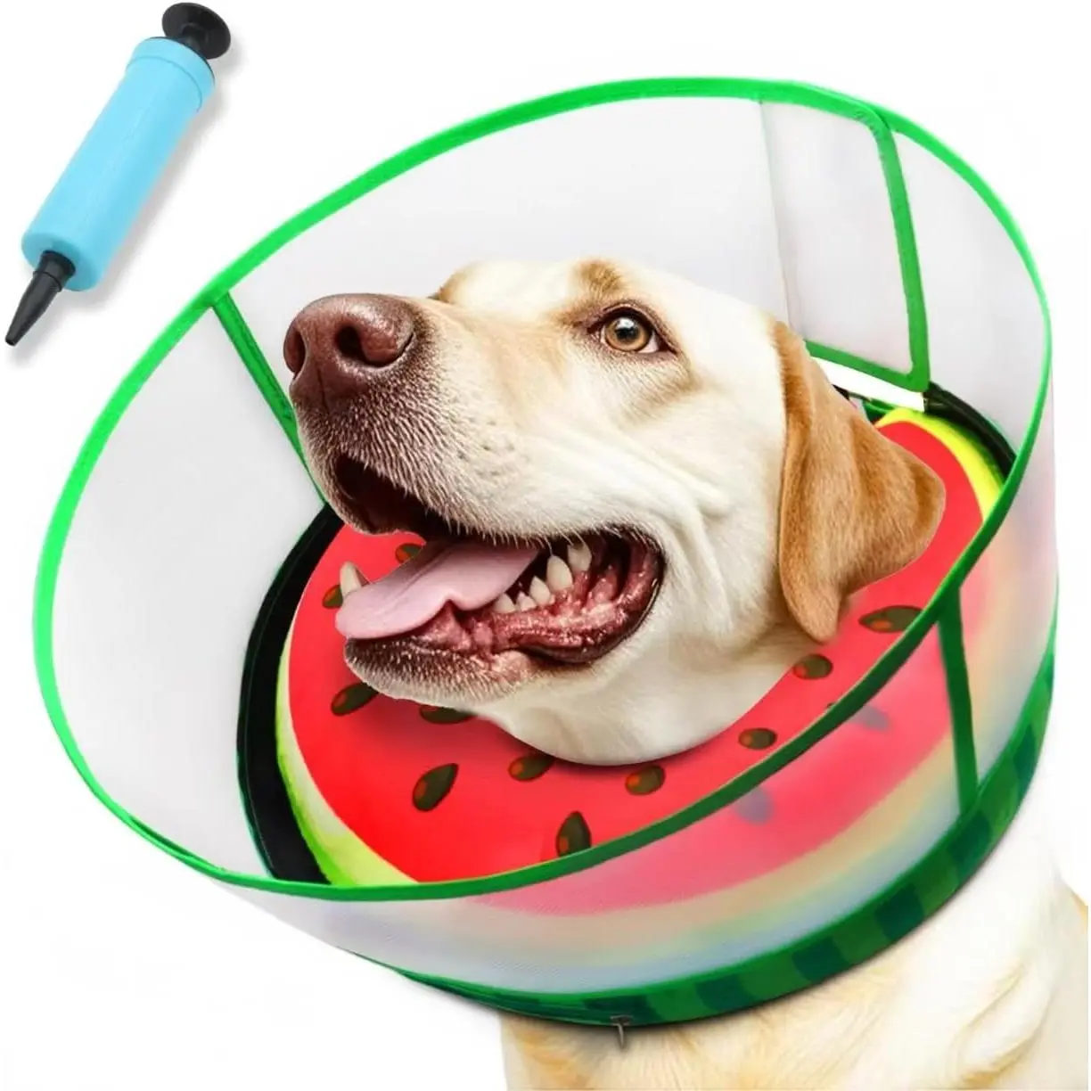 Upgraded Inflatable Dog Cone Collar to Stop Licking, Soft Donut Collar for DogsGift