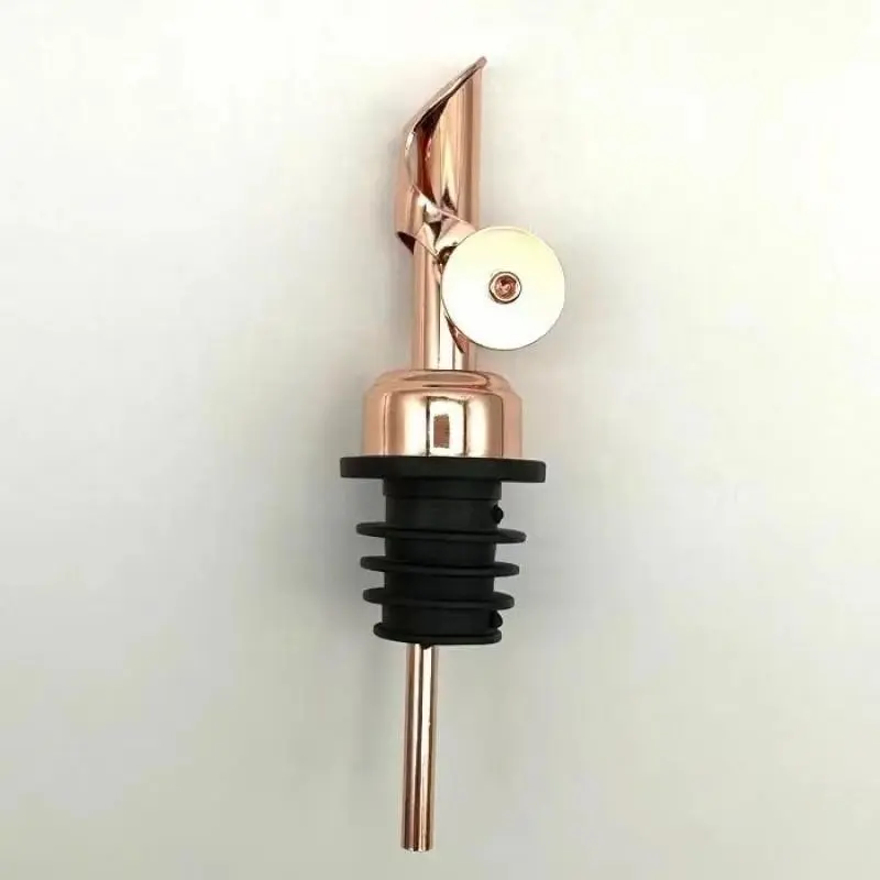 Automatic Flip Pour Spout Stainless Steel Wine Stopper, Durable & Easy-To-Use Design, Perfect for Home Bars & Restaurants