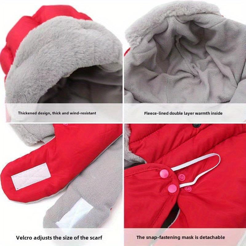 Men'S And Women'S Winter Cycling Hat, Thickened Warm, Windproof, Cold-Proof, Anti-Dropping, Velvet Lined, with Ear Protection, for Autumn And Winter, Polyester 100., Hand Wash Or Dry Clea