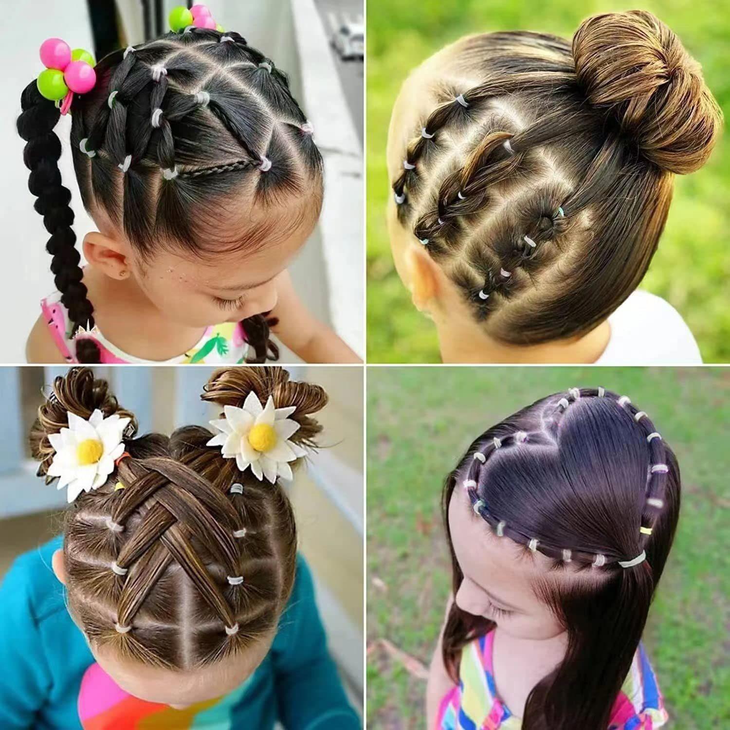 870-Piece Kids Hair Accessory Set, Includes Colorful Hair Bands, Bows, Clips, Ideal for Little Girls' Hairstyles, Party & Festival Use, Hair Accessories Sets