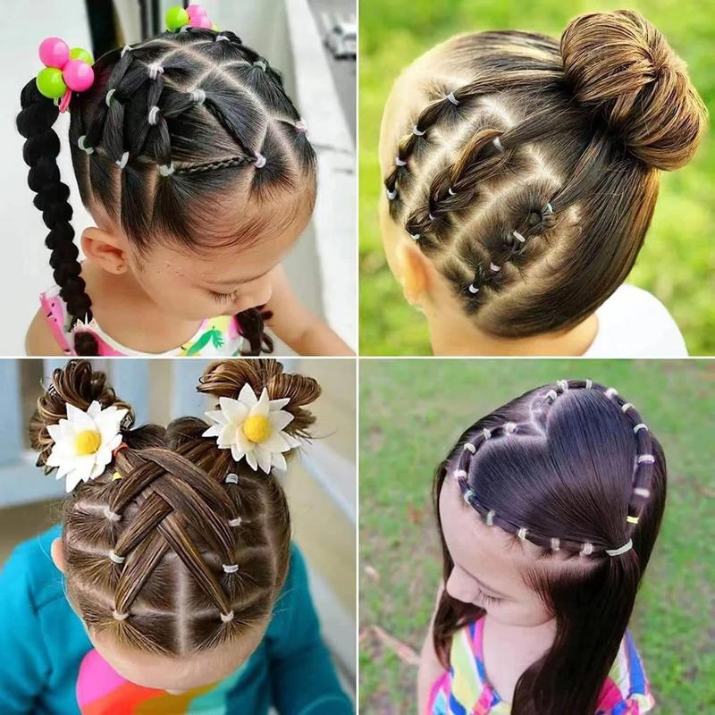 Professional Hair Tie Set, 1 Set Hair Ties and Hair Styling Tool, No-Heat Hair Styling Accessories for Girls and Women