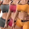 3PCS Women's Underwear Set Includes  New Bra Top and Pants Seamless Casual Comfort Daily Wear, Soft and Breathable Ladies Lingerie Pack Everyday Clothing