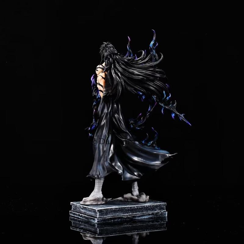 Gk Bleach Mugetsu Ichigo Action Figure Statue Desktop Ornaments PVC Collection Anime 33cm Kurosaki Ichigo 1.0 Figures Model Toys