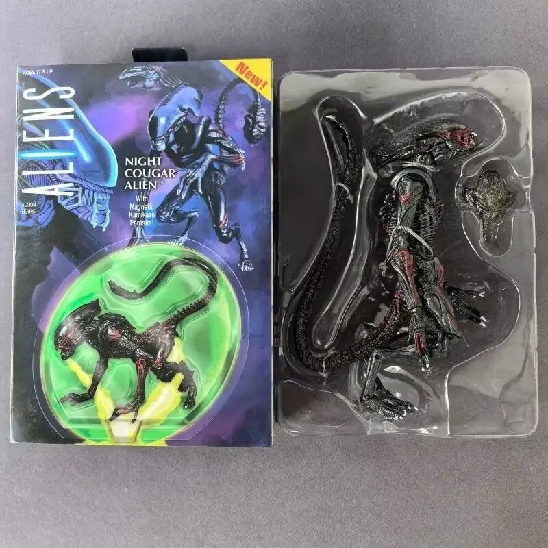 Neca Panther Lion Jointed Action Figure, Articulated Animal Figurines, 7 Inch Model, Gift Box, Desktop Decor, Halloween Party Gift, Perfect for Boys