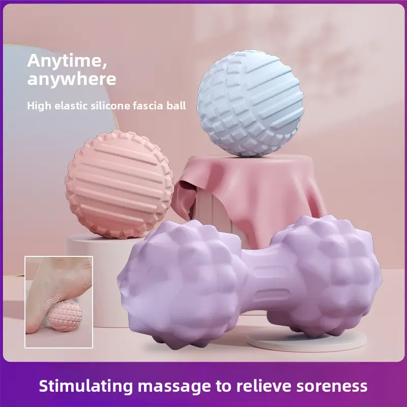 Fascia Massage Ball - Hand-Held Meridian Tool for Deep Acupuncture Point Muscle Relaxation, Plantar Ft Relief, Shoulder & Cervical Spine Relief, Fitness & Yoga Use, Compact Body Care Accessory