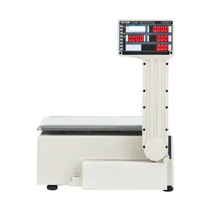 VEVOR Electronic Price Computing Scale, 66 LB Digital Deli Weight Scales, LCD LED Digital Commercial Food Fruit Meat Produce Counting Weight, for Retail Store, Kitchen, Restaurant Market, and Farmer