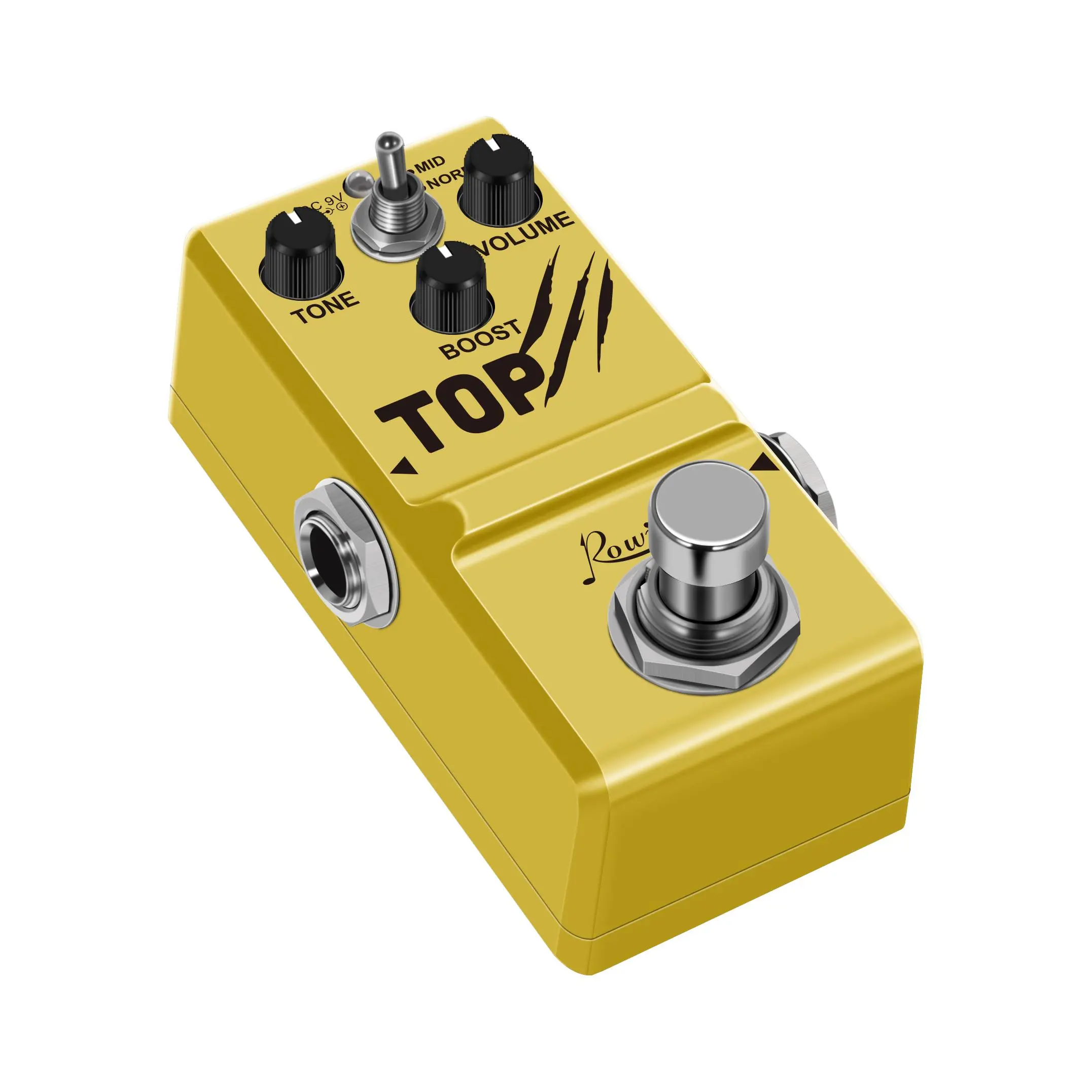 Rowin Guitar Effect Pedal, Guitar Booster Pedal, Guitar Single Effects Pedal, Music Accessories for Guitar, Guitar Accessories