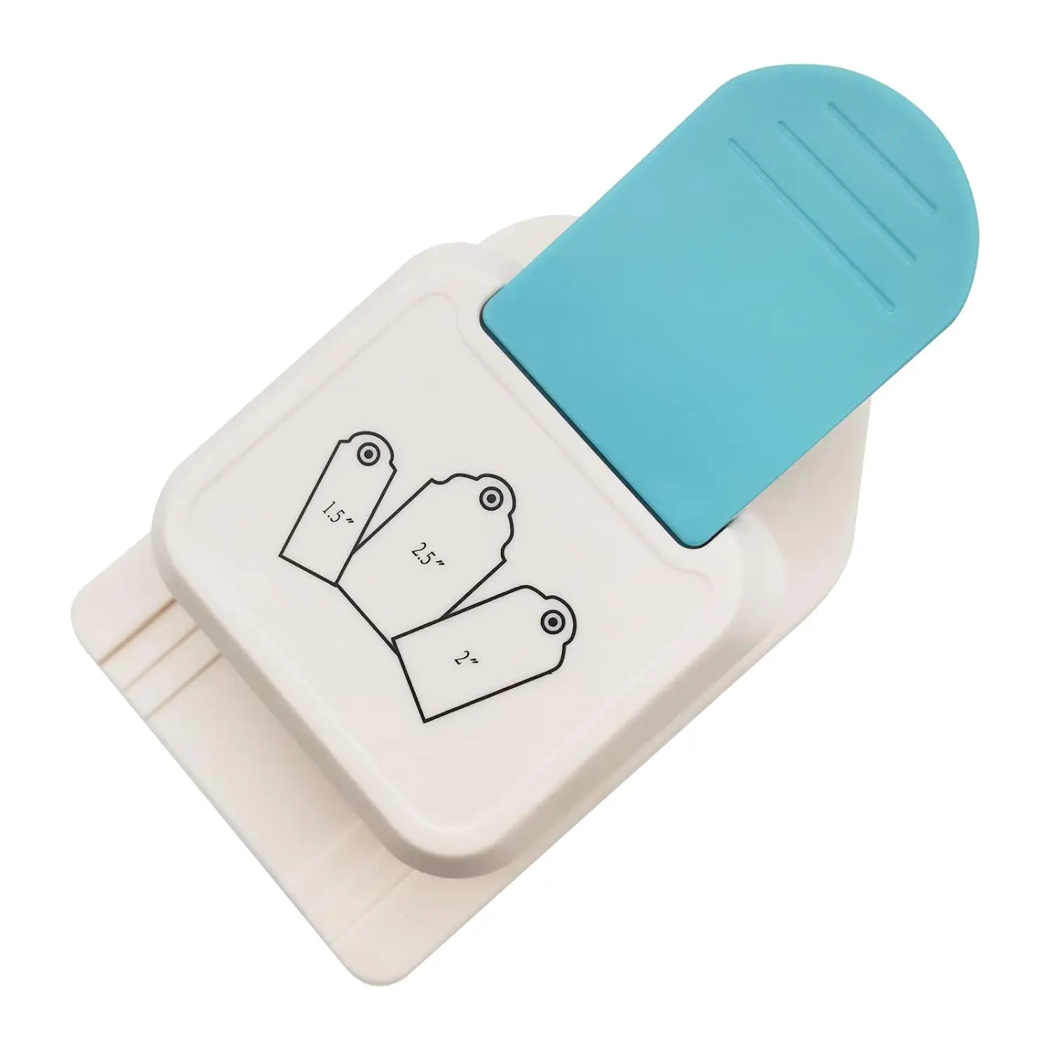 3 in 1 Craft Tag Punch, 1.5/2/2.5 Inch Gift Tag Paper Punches for DIY Projects, Card Making, Scrapbooking, Craft, Perfurador, DIY Puncher
