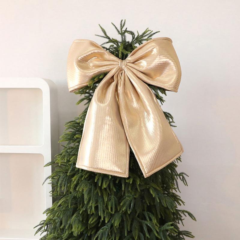 Large Wine Velvet Bow Tie, Christmas Tree Decoration, Holiday Window Hanging Ornament, Festive Home Decor Accessory, Wine Bottle Ornaments