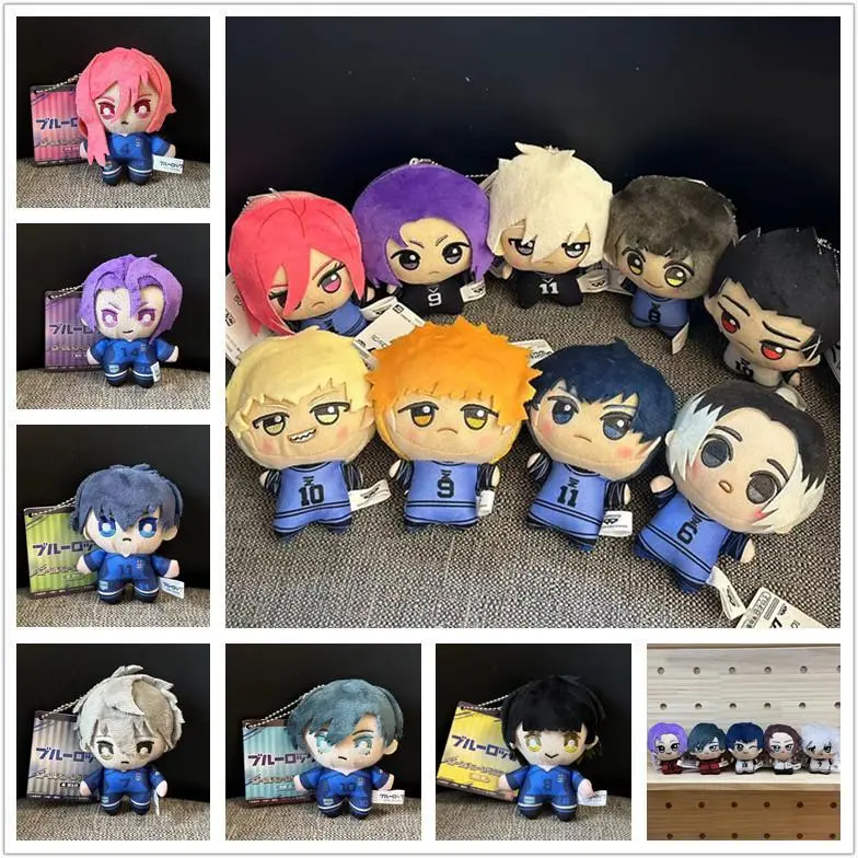 2026 New Blue Lock Anime Puppet Plush Toy - 10cm Collectible Fan Gift for Anime Enthusiasts, Anime Blue Lock