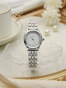 Women's Fashion Watch, Simple Roman Numerals Dial, Elegant Office Commute Style, Soft and Graceful Aesthetic, Perfect for Professional Settings