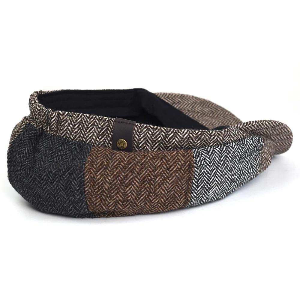 Four Seasons Vintage Herringbone Newsboy caps Casual Outdoor Retro Beret Hats Octagonal hat Fashion Flat Caps