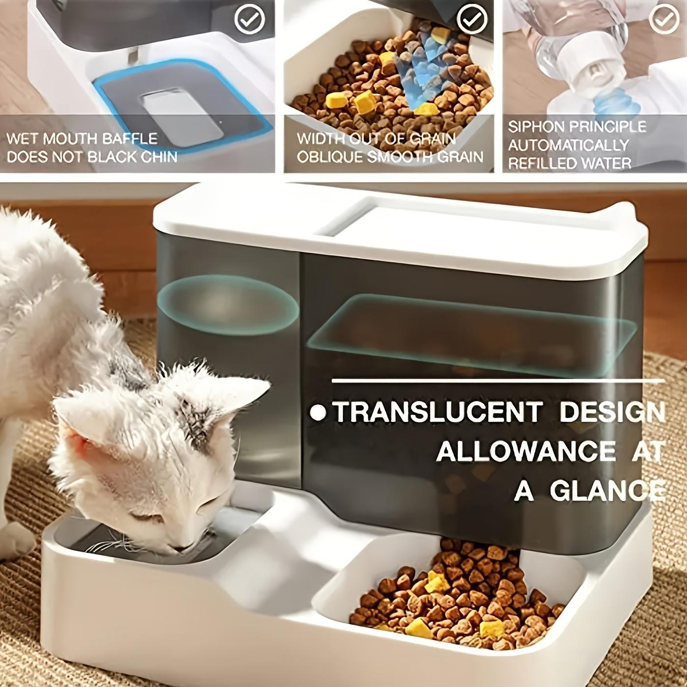 Automatic Pet Feeder & Water Dispenser, Pet Feeding Supplies, Pet Feeder, Dog & Cat Accessories, Dog & Cat Feeding Supplies
