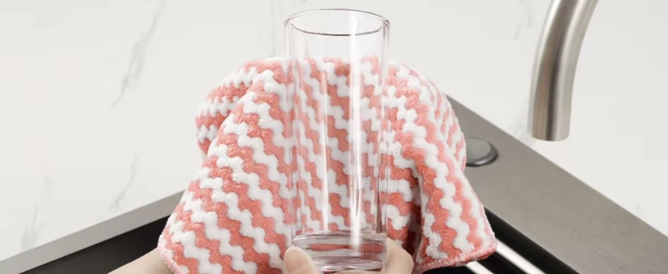 10 Counts Microfiber Cleaning Cloth, Super Soft Absorbent Dish Towels Rags Cloths for Washing Dishes and Kitchen Drying Cleaning House Keeping