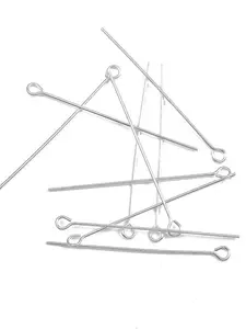 DIY Jewelry Making Supplies, 9-Piece Iron Needle Set, Electroplated Handmade Beading Tools, Essential Craft Accessories