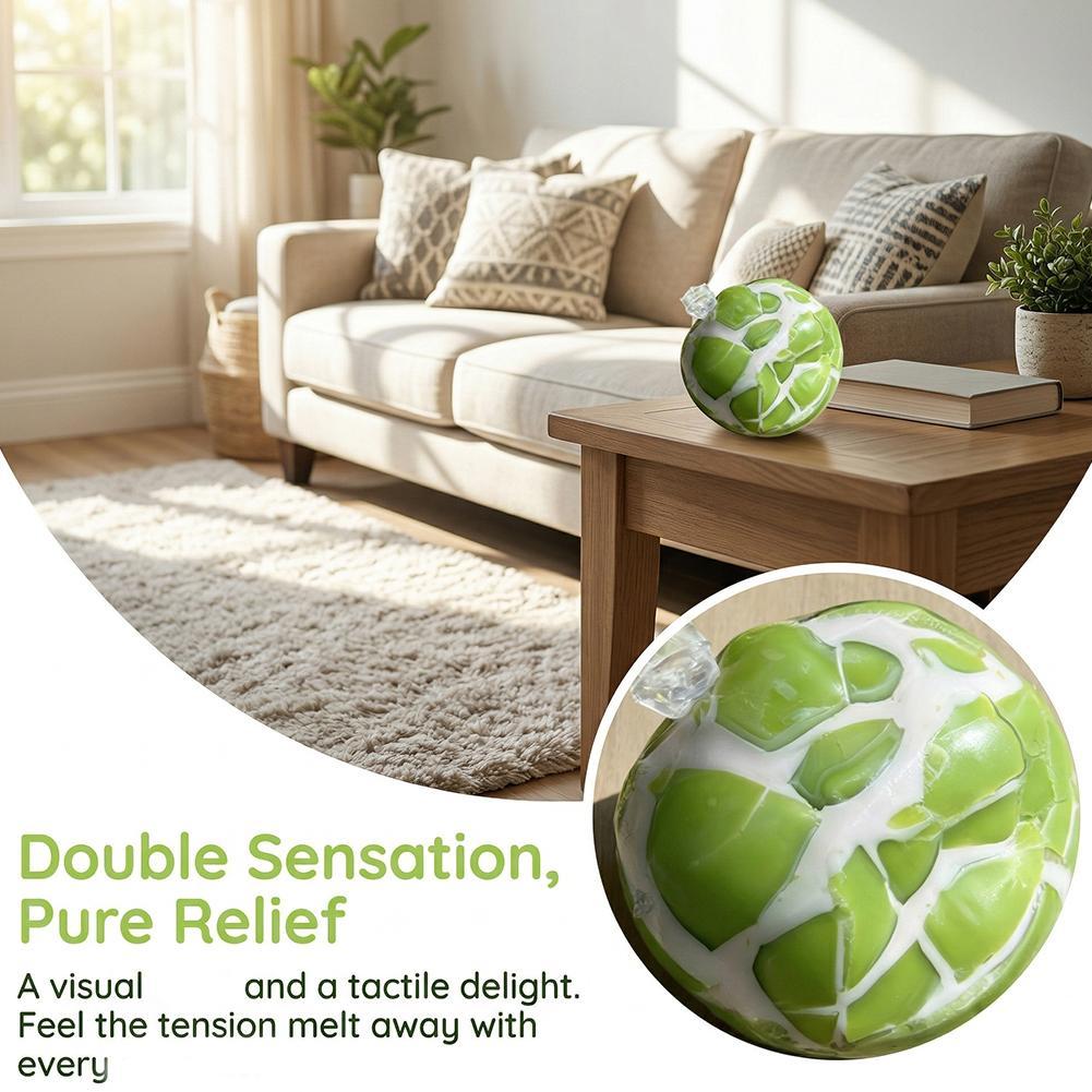 Crunchy Grape Squishy Toy Stress Relief Squeeze Toy Green Grape Crispy Texture Fidget Toy For Anxiety Adults Gift