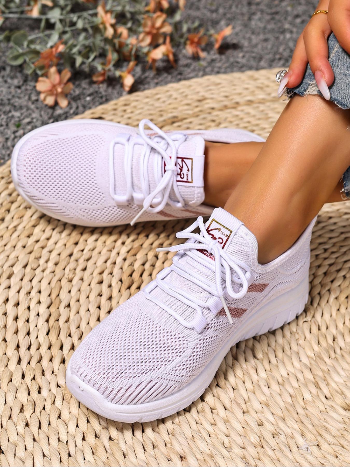 Women's New, Large Size Lightweight Soft Sole Shoes, Comfortable Non-Slip Walking Shoes, Lightweight Breathable Shoes, Perfect for Travel & Leisure Activities