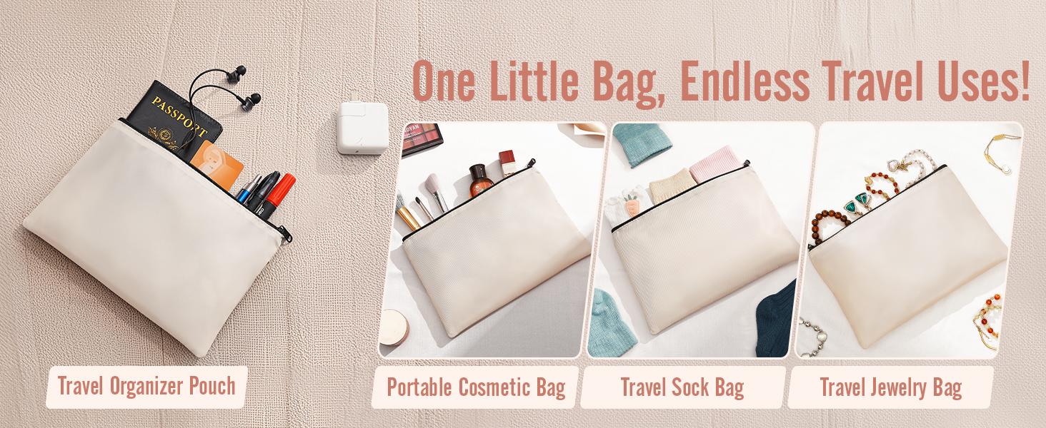 8 Set Packing Cubes for Luggage,Suitcase Organizer in 4 Sizes with Hanging Toiletry Bag and Large Laundry Bag, Carry-On Luggage with Accessories Bag, Cream