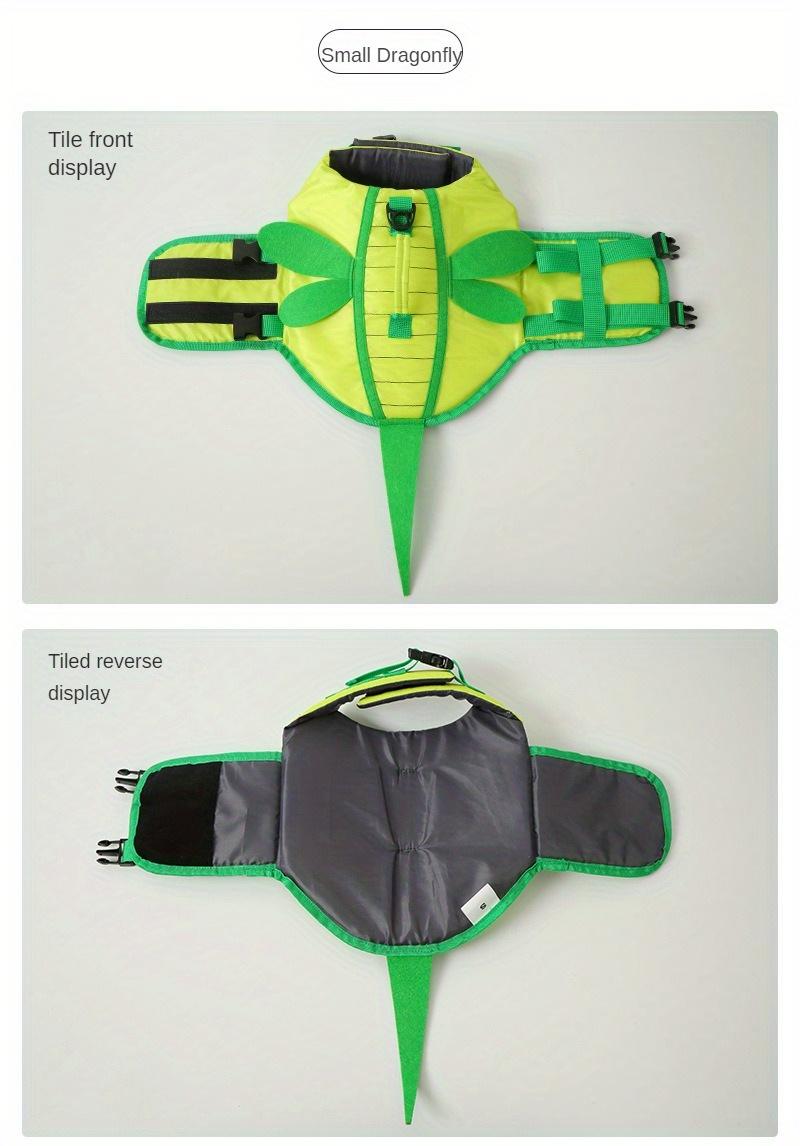 Summer Pet Life Jacket Adjustable Dog Swimsuit, Small And Medium-sized Dog Teddy Bear Buoyancy Swimsuit