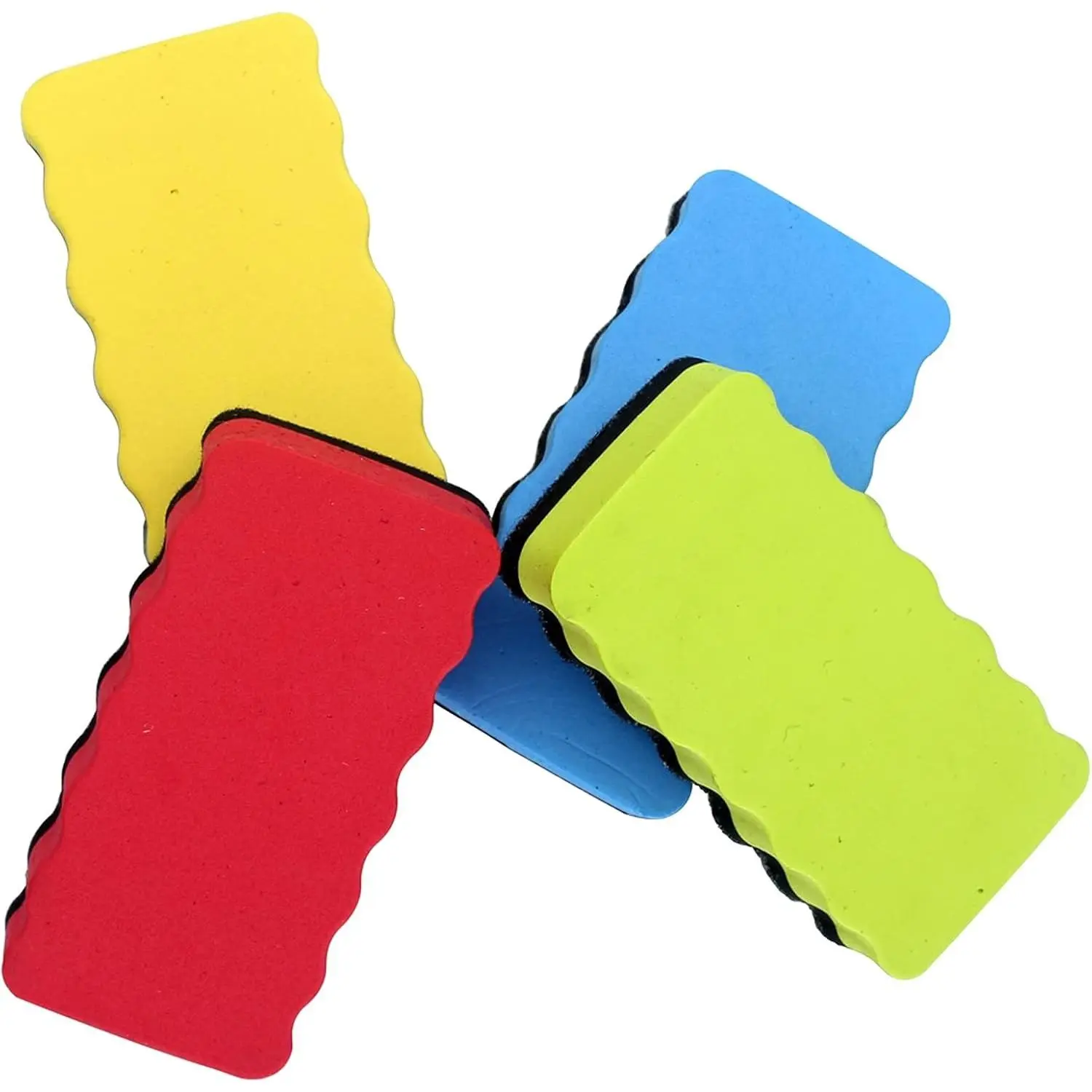 4 Pack Magnetic White Board Eraser for Home, School and Office | 4 X 2.3 X 0.8 Inch