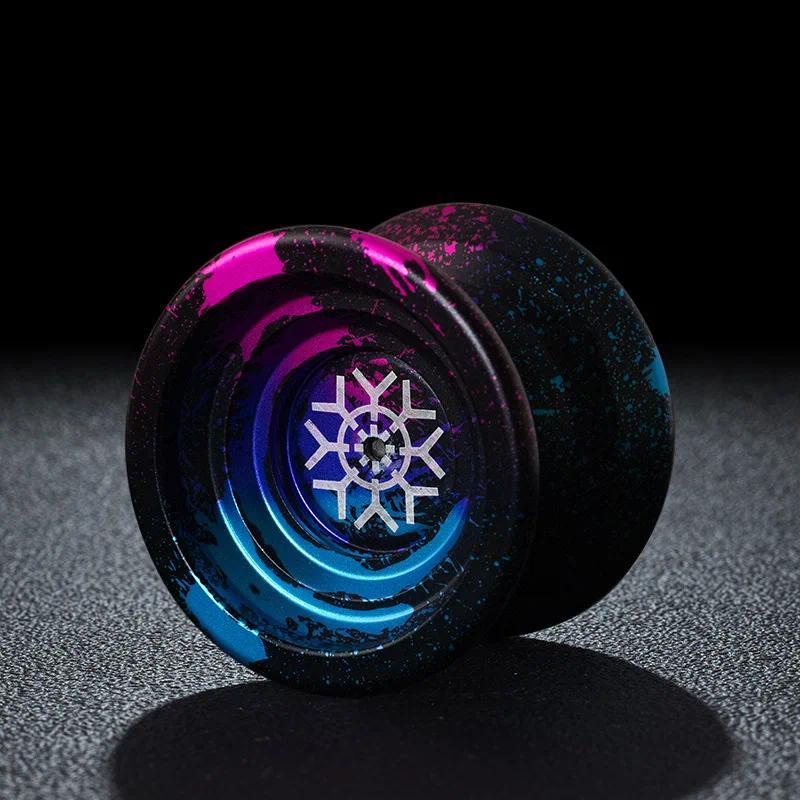 Yoyo Professional Magic Yoyo Metal Yoyo With 10 Ball Bearing Alloy Aluminum High Speed Unresponsive Yo Yo Classic Toys For Kids