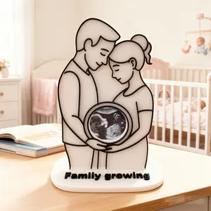 First Photo Ultrasound Frame - Creative Keepsake Display, Perfect Gift for Pregnant Moms & Memories Meaningful Gift for Expecting Mothers & First Picture