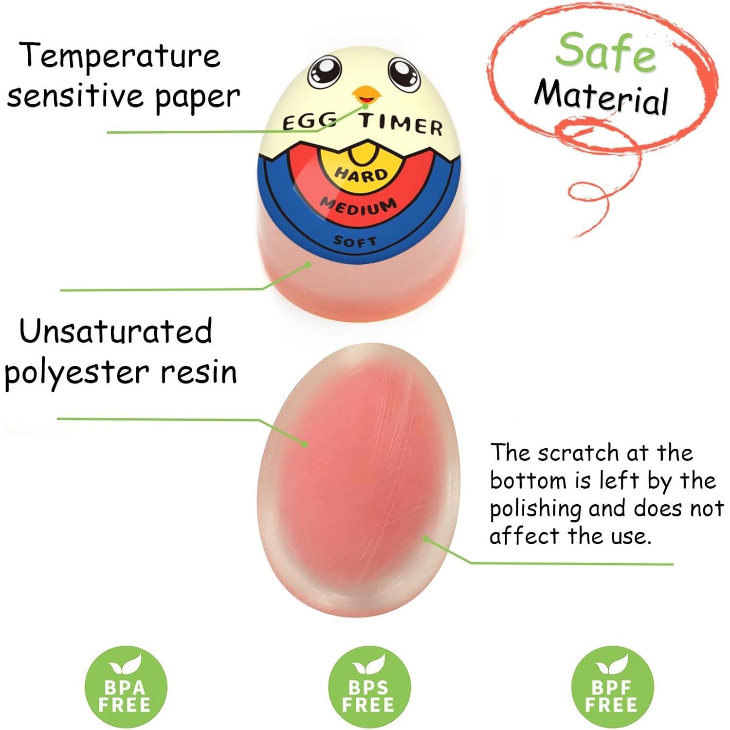 Egg Timer for Boiling Eggs That Changes Color When Done, Color