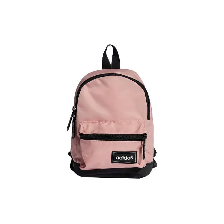 Adidas Neo Recycled Nylon Backpack for Men and Women – Casual Mini Backpack in Sakura Pink
