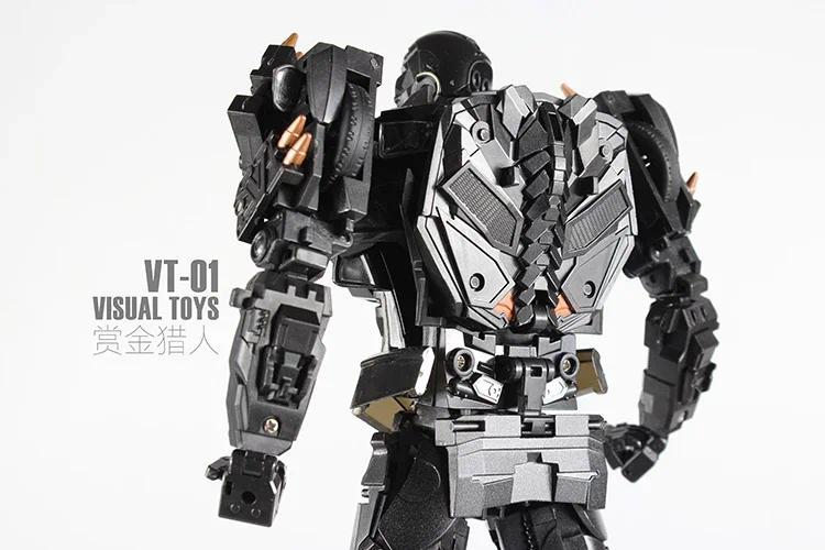 In stock Transformation Robot Peru Kill Lockdown VT-01 VT01 KO VS UT R01 MasterPiece Alloy With Two Dogs Anime Action Figure
