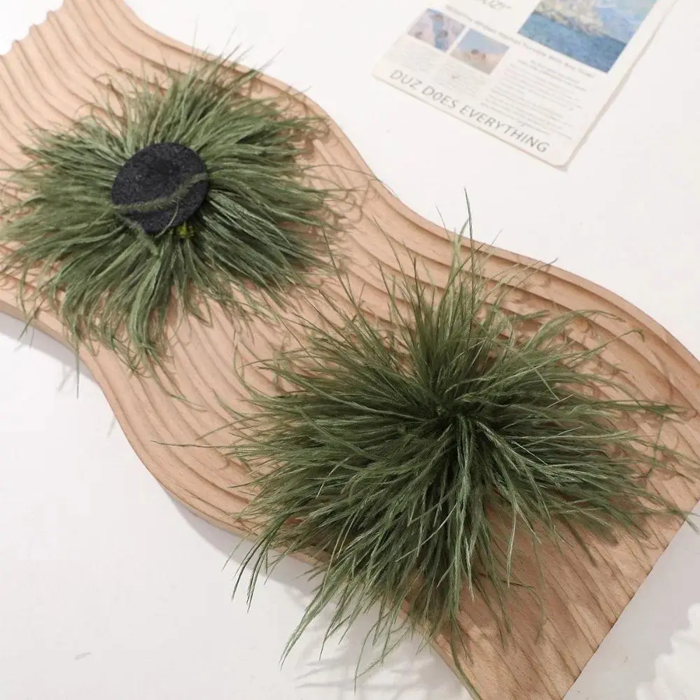 Fluffy Soft Ostrich Feather Accessory DIY Multi-Color Garment Trim Accessory Multi-Purpose DIY Handmade Accessory