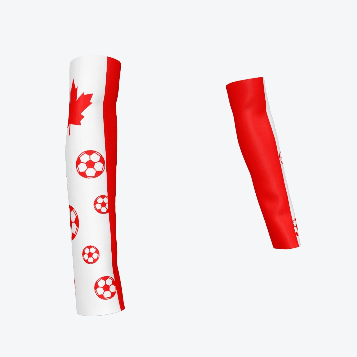 2026 World Cup Fan Arm Sleeves Sun Protection Breathable Stretch Team Spirit Wear Soccer Stadium Accessories For Usa Mexico Canada Supporters