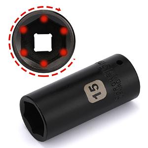 55PCS 1/4 Inch Drive Master Impact Socket Set, Metric/SAE, Deep/Shallow, 6 Point, CR-V, 5/32 Inch - 9/16 Inch, 4mm - 15mm, With Extensions,Adapters,Universal Joint 55PCS 1/4 Inch Drive Master Impact Socket Set, Metric/SAE, Deep/Shallow, 6 Point, CR-V, 5/32 Inch - 9/16 Inch, 4mm - 15mm, With Extensions,Adapters,Universal Joint