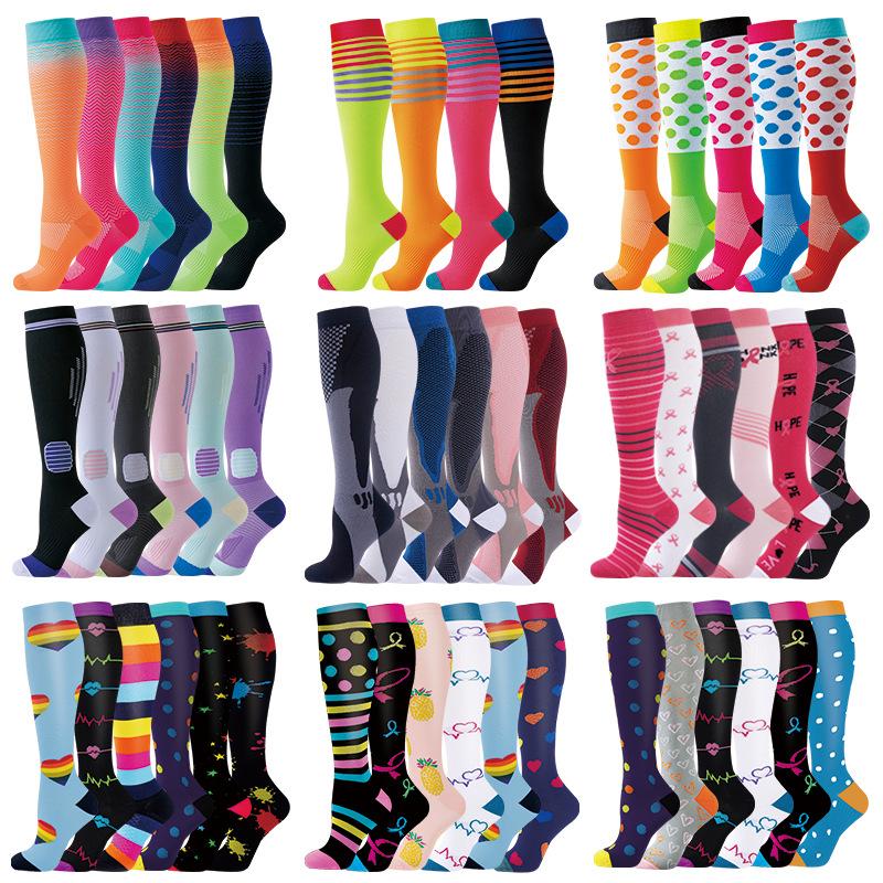 New pressure socks combination set sports stockings yoga socks compression socks calf socks