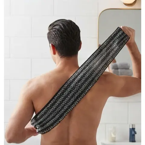 Japanese-Style Exfoliating Bath Towel Set - Body Wash Scrubber, Body Loofah, Bath Brush, Shower Back Scrubber, No Irritation Unisex Women's Daily Care Bathroom Accessories