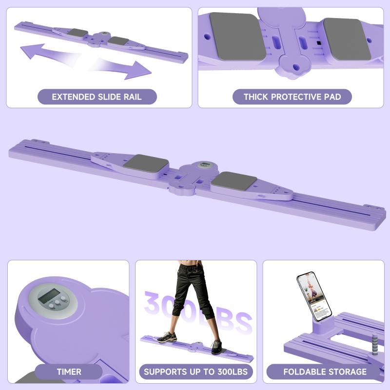 Multifunctional Yoga Trainer, Split Multifunctional Yoga Board Abdominal Board, Lightweight Foldable Home Fitness Equipment, Adjustable Resistance, Used to Enhance Core Strength and Build Muscles, Compact Design, Suitable for Gym Users