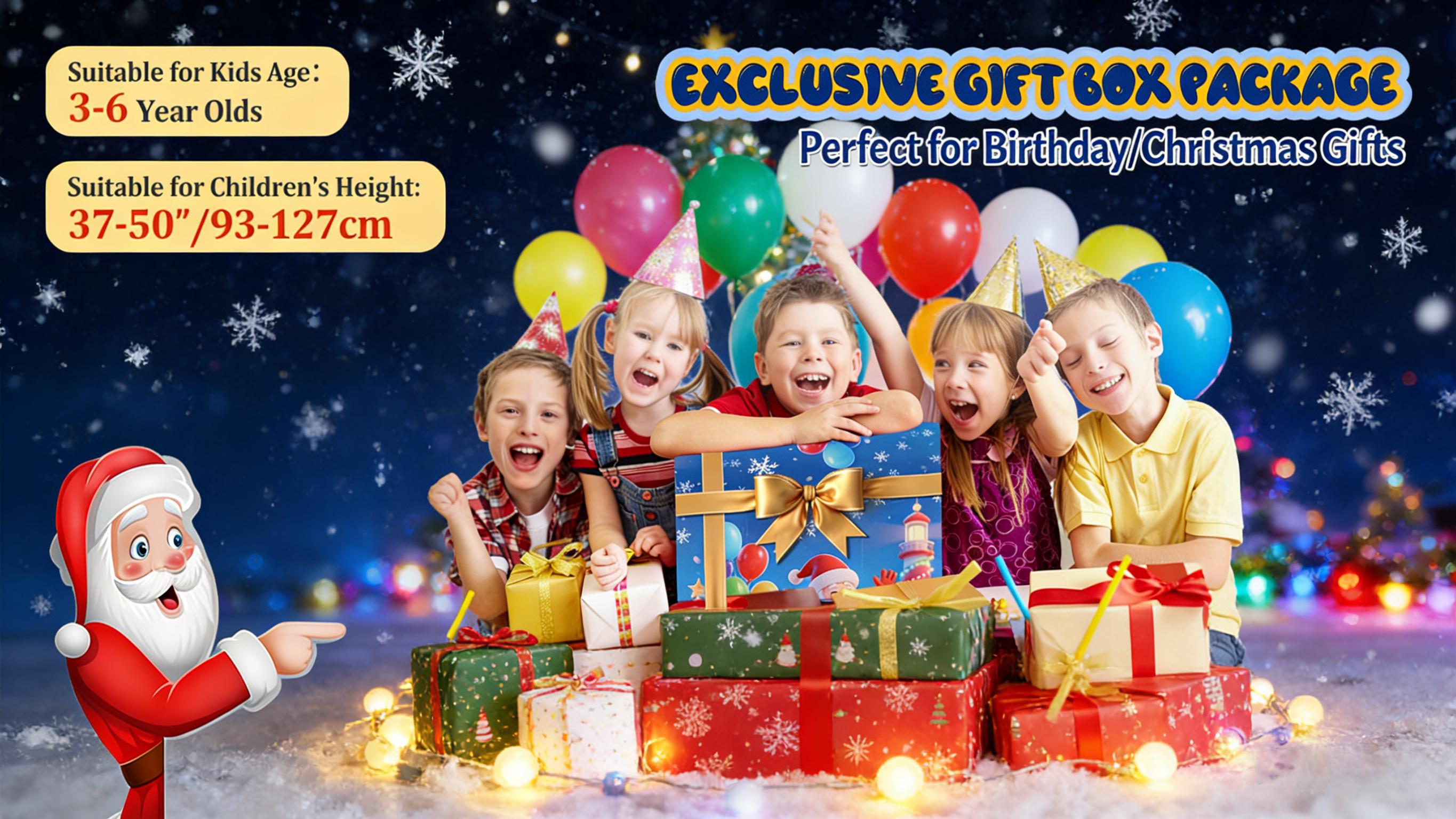 Kids Kick Scooter, Cool LED Light Up Scooter for Kids  3 Height Adjustable  Awesome Flash Wheels, Birthday gifts for boys and girls ,Outdoor sports are suitable for 3 4 5 6 7  years old.