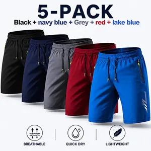 Summervibes Men'S Solid Pocket  Waist Shorts Lightweight Breathable Athletic Casual Short Comfortable Pants For Running Gym Workout Biker Bottoms For All Seasons Simple Basic Style