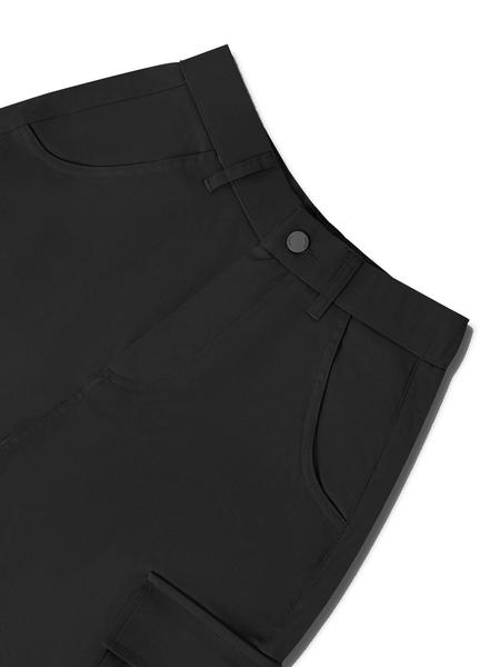 Women's Plain High-Waisted Cargo Pants with Pockets and Drawstring, Fashion Y2K K-Pop Style Streetwear Trousers for Daily Wear, Ladies' Baggy Pants for Fall & Winter